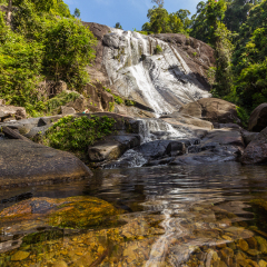 Seven Wells Waterfall. Langkawi, Malaysia