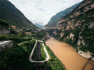 大渡河峡谷地质公园