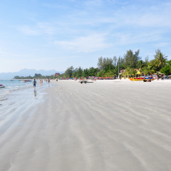 Pantai Cenang Beach in Langkawi, Malaysia