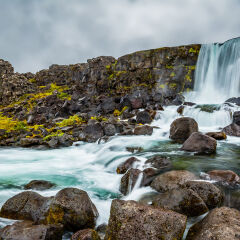 Oxararfoss waterfall