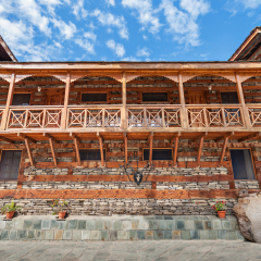 Naggar Castle in Naggar, Himachal Pradesh, India