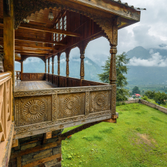 Naggar Castle. Himachal Pradesh, Northern India