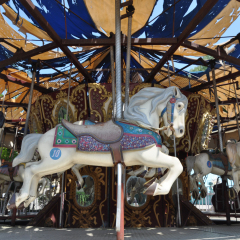 Yongma Land, a small abandoned amusement park in Yongmasan, Seoul, South Korea.