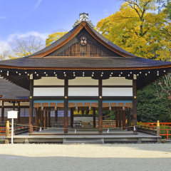 Shimogamo-jinja Shrine (Kamomioya - jinja), Kyoto, Japan