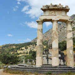 Athena Pronaia Sanctuary at Delphi, Central Greece