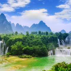 Detian waterfall