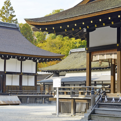 Shimogamo-jinja Shrine (Kamomioya - jinja), Kyoto, Japan