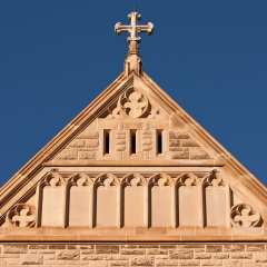 St Mary's Cathedral, Victoria Square in Central business district in Perth, Western Australia.