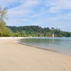 Pantai Kok beach in Langkawi, Malaysia.