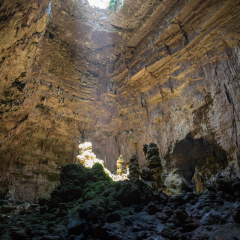 The Castellana Caves are a remarkable karst cave system located in the municipality of Castellana Grotte, Italy