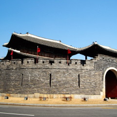 Paldalmun, One of the gate in Hwaseong Fortress, Suwon, South Korea