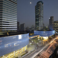 淮海路商业街夜景