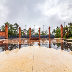 Yunnan Dali Wei Baoshan National Sculpture Plaza architectural landscape