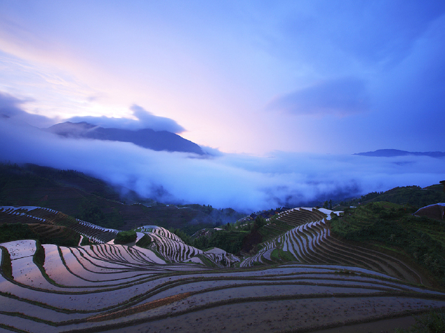  桂林 大漓江 阳朔 龙脊梯田双飞6日游>私家定制,2人起订,3晚大公馆
