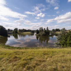Lake in Blenheim Palace, Oxfordshire, England