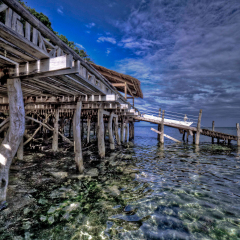 Jetty at Bohol Bee farm