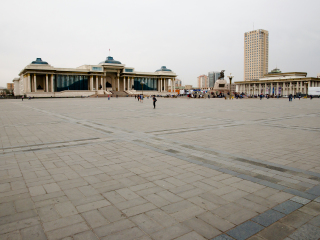 乌兰巴托中心广场