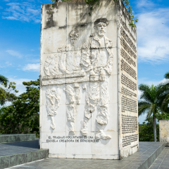 Views around the Caribbean Island of Cuba and Che Guevara Mausoleum