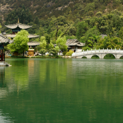 Black Dragon Pool Park, Lijiang, Yunnan Province, China