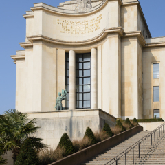 Palais de Chaillot at the Trocadero in Paris, France