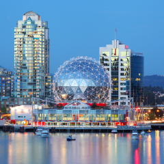 Vancouver at night