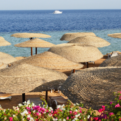Beach on Red sea, Sharm El Sheikh, Egypt