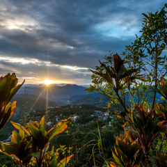 sunrise at mines view