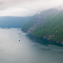 Hornindalsvatnet is Norway's and Europe's deepest lake, officially measured to a depth of 514 metres