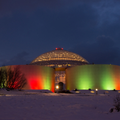 Perlan is a landmark building in Reykjavik, the capital of Iceland.