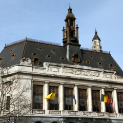 Town hall Charleroi,  Hainaut,  Wallonia,  Belgium