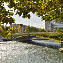 Pont Mirabeau over the Seine in Paris.