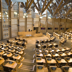 Scottish Parliament Debating Chamber