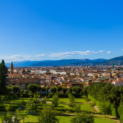 Giardino di Boboli in Florence Italy  travel background