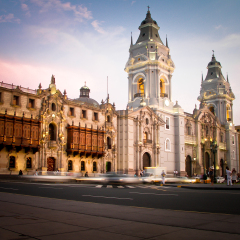 Plaza de armas in Lima, Peru