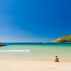 Nai harn beach in phuket Thailand