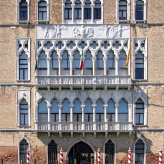 Palazzo Giustinian on the Grand Canal, Venice, Italy