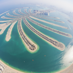 Dubai Palm Island from Parachute