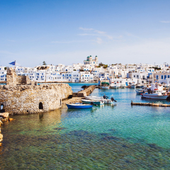 Greek fishing village Naousa, Paros island, Greece