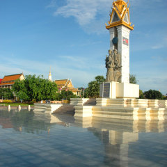 Vietnam Friendship Monument, Phnom Penh Cambodia