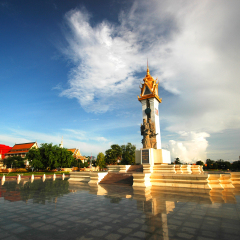 Vietnam Friendship Monument, Phnom Penh Cambodia