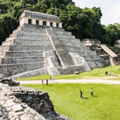 Palenque pyramids in Chiapas, Mexico