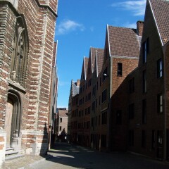 Buildings Near Meat House in Antwerp, Belgium