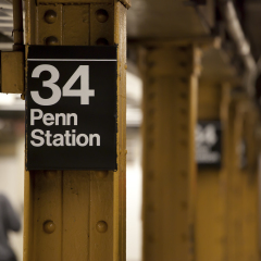 Penn Station subway detail, New York City