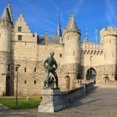 National Maritime Museum at the castle Het Steen" in Antwerp, Belgium
