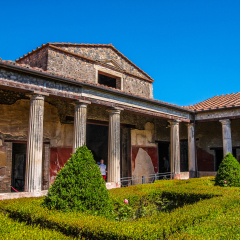 Villa in Pompeii, Italy.