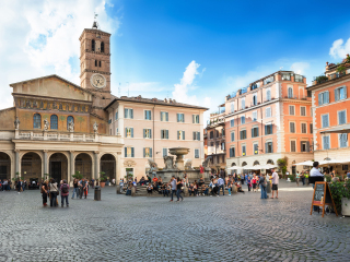 越台伯河的圣母大殿