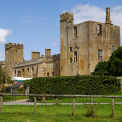 grounds of sudeley castle estate gloucestershire, winchcombe, england uk