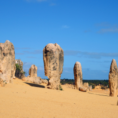 The pinnacles desert in Western Australia