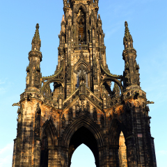 The Walter Scott Monument in Edinburgh, Scotland