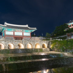 Hwahongmun Gate (Buksumun) in Suwon, Korea. It's one of the gate of Suwon Hwaseong Fortress, World Heritage site in Suwon, Korea